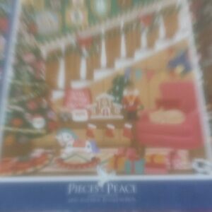 Puzzle by Pieces and Peace. 500ct. Christmas Staircase